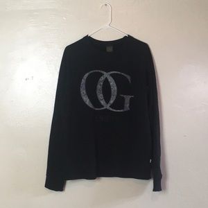 Black Obey OG crew neck sweater